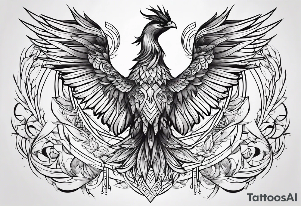 phoenix tattoo idea