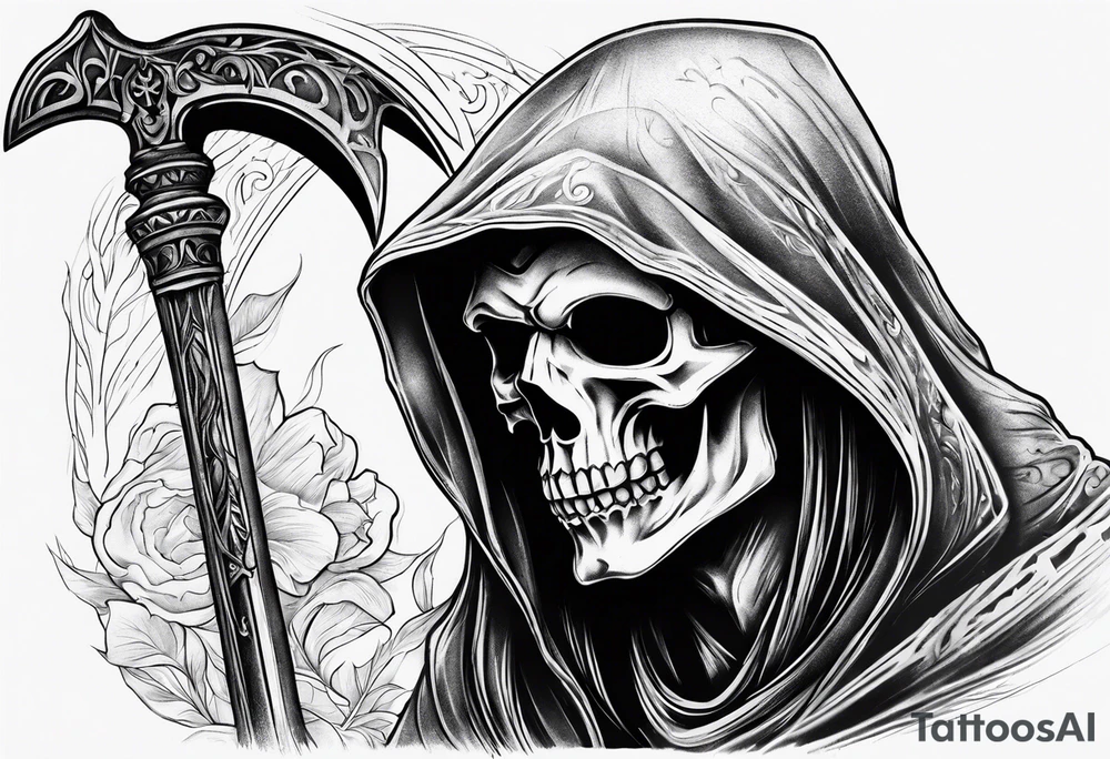 Grim reaper tattoo idea
