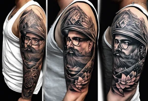 tattoo that can cover up an old tattoo.  tattoo should be focused on family with the names kaden, mason and lori within the tattoo tattoo idea