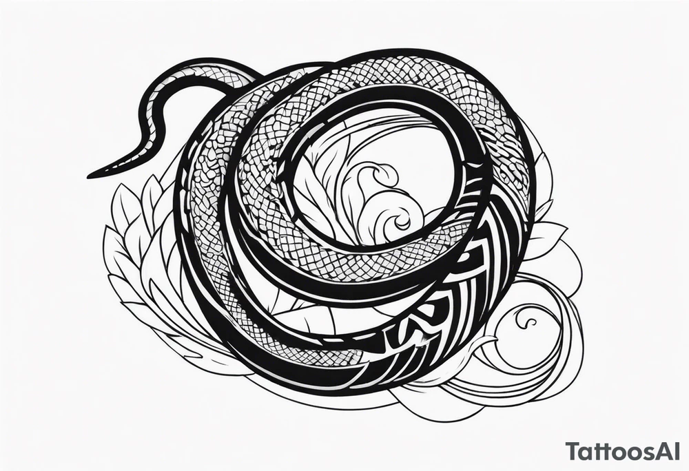 Biblical, snake tattoo idea