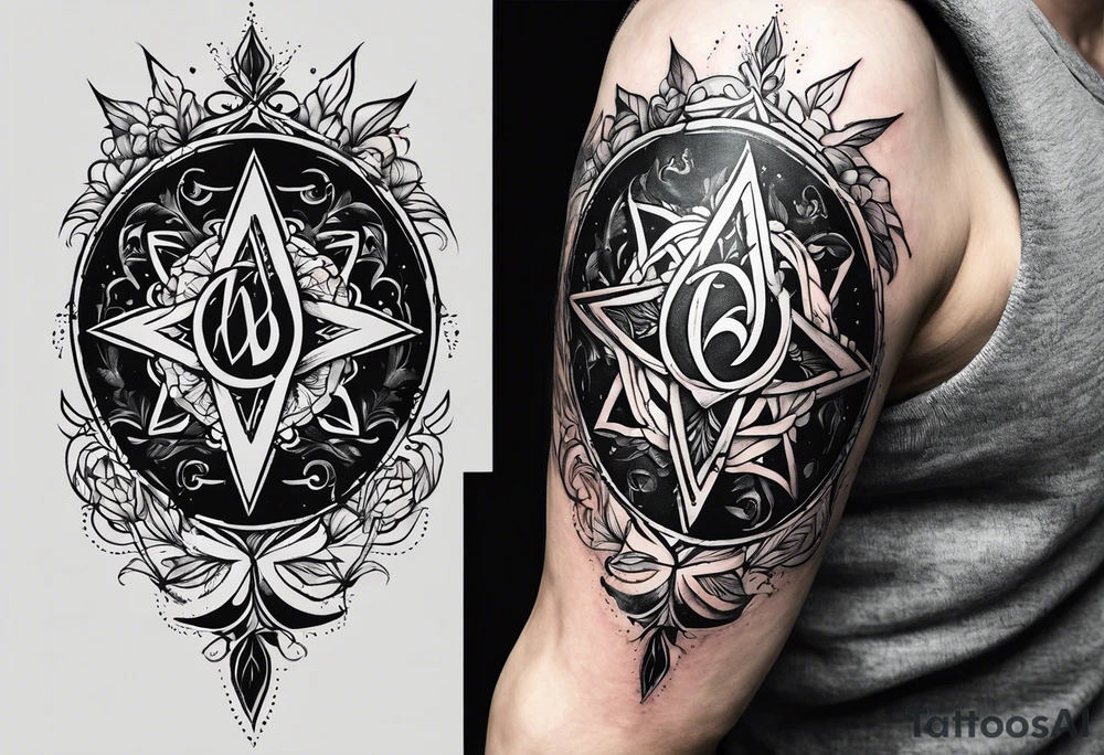 The symbol of Matthias in the bible tattoo idea