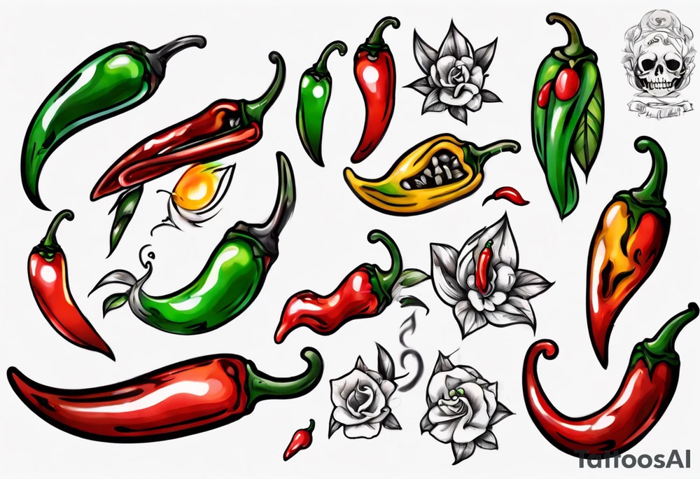 Chilli tattoo idea