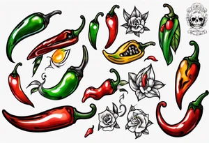 Chilli tattoo idea