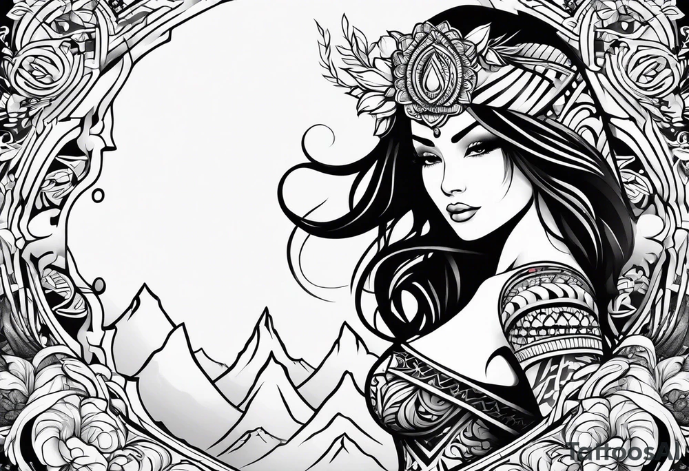 half sleeve tattoo idea