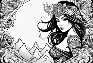 half sleeve tattoo idea
