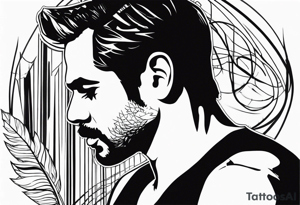 Can you create something small from the producer Eli Roth tattoo idea