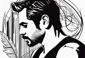 Can you create something small from the producer Eli Roth tattoo idea