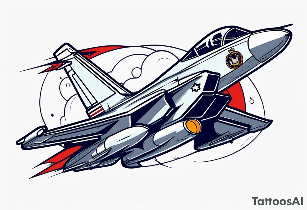 US NAVY jet tattoo idea