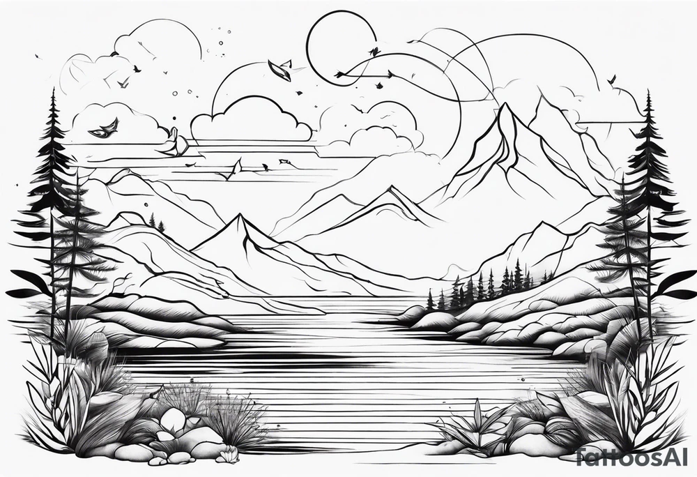 Templanza, tranquilidad y ternura tattoo idea