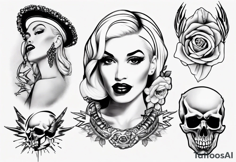 gwen stefani tattoo idea