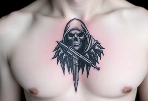 call of duty modern warfare 2 ghost tattoo idea