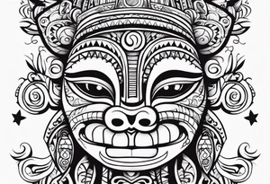 Totem pole cha tattoo idea