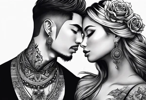 Something  for matching couples tattoo,, including the word Gizaagi’in tattoo idea