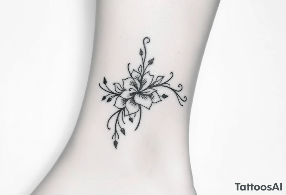Sexy yet simple I want it on the inner ankle but I want to add on to my previous tattoo tattoo idea