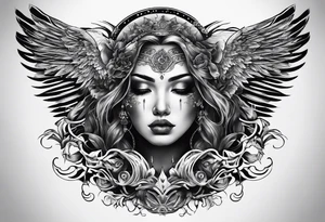 GIVE HEAVEN SOME HELL tattoo idea