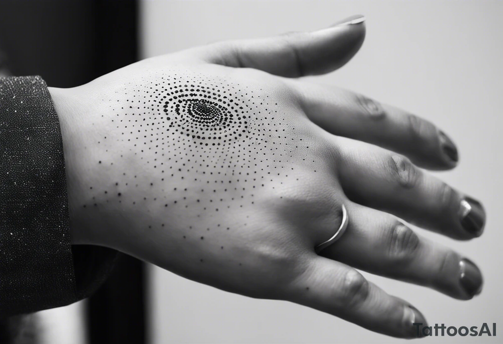 lines on hand tattoo idea
