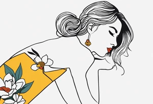 Minimalist and small tattoo on female arm. Inspired by sicilian traditional arts and aesthetics. tattoo idea