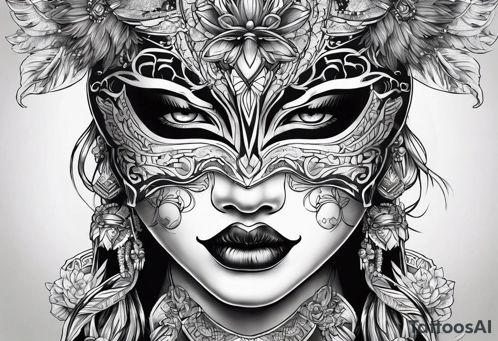 Henya mask tattoo idea