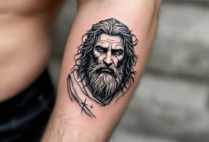 Moses and the commandments tattoo tattoo idea