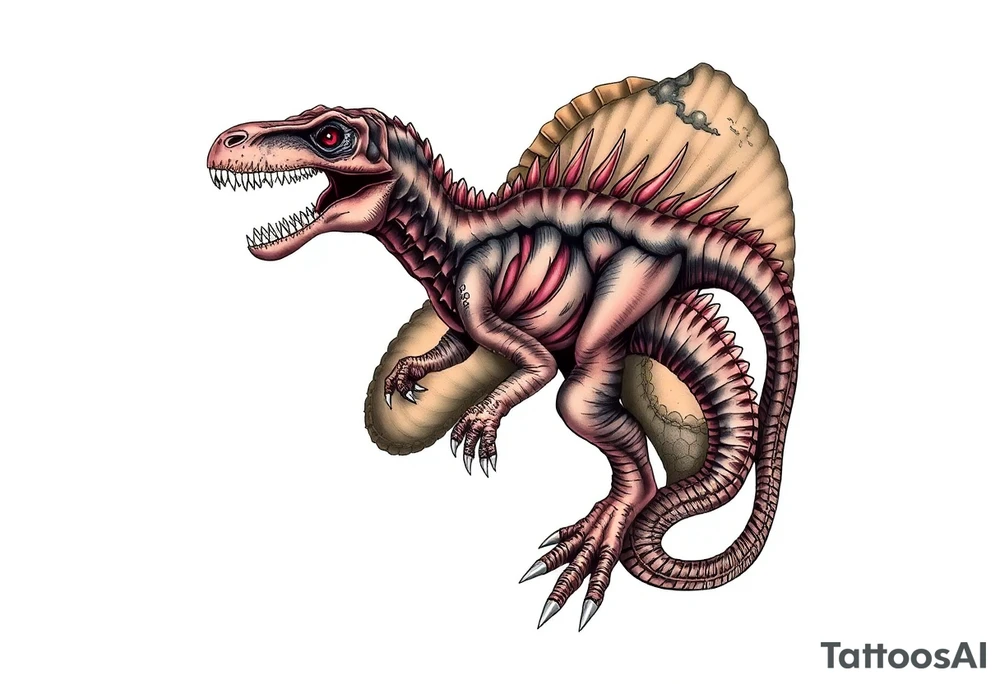dinosaur tattoo idea