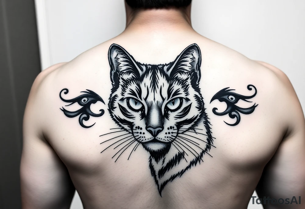 Black Cat tattoo idea