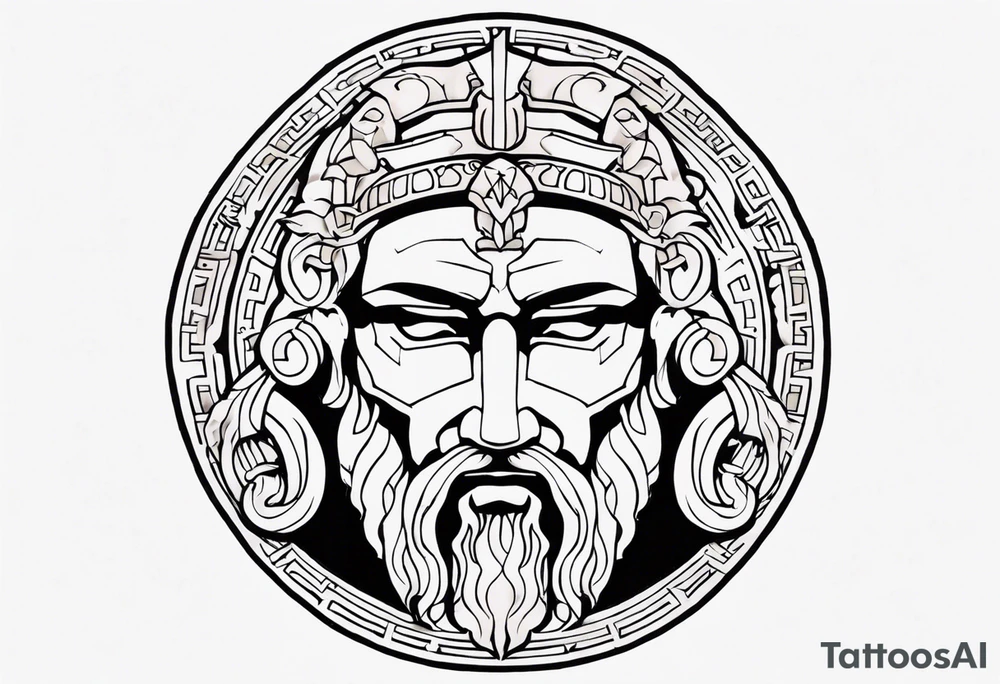 Ancient greek strength tattoo tattoo idea