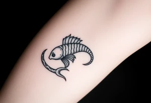 zodiac sign "pisces + cancer" tattoo idea