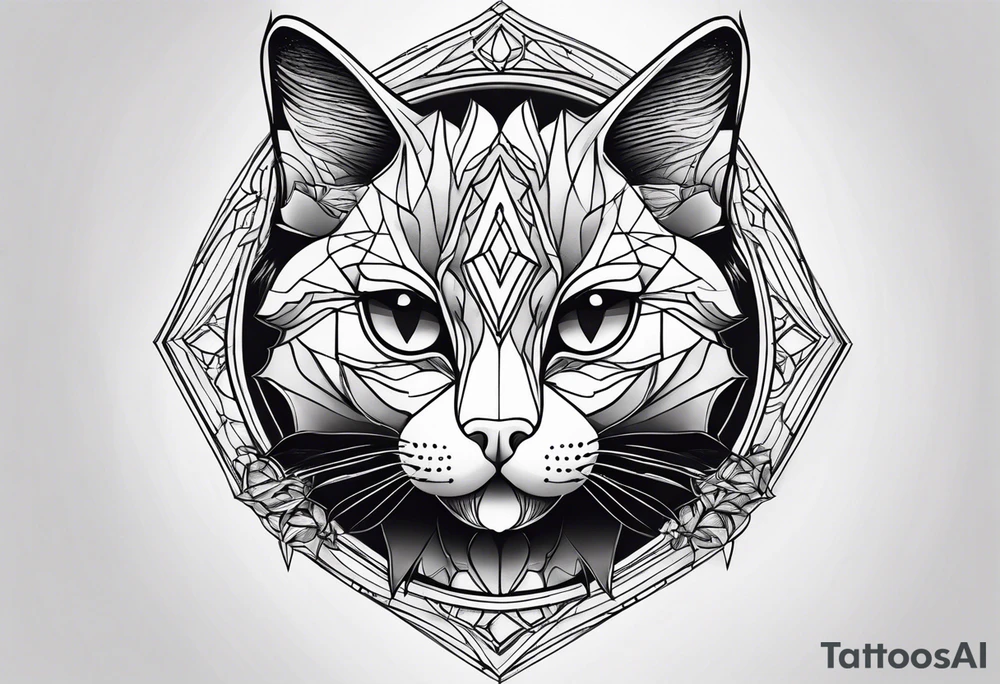 Black Cat tattoo idea