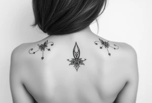 Freedive fins Woman tattoo idea