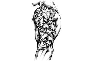 coffee and vinyl tattoo idea