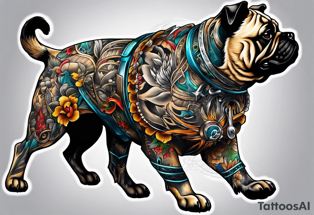 Dog tattoo idea