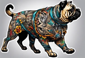 Dog tattoo idea