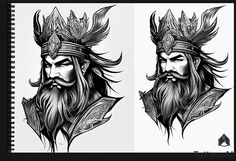 Valhalla mist fog tattoo idea