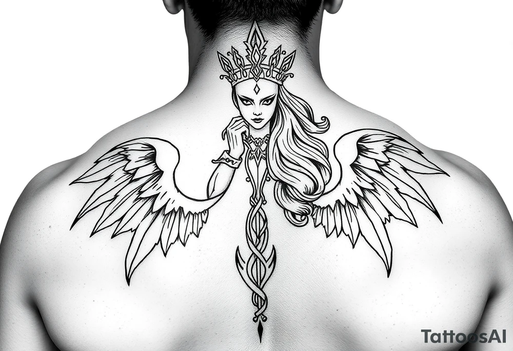 pleasure goddess for arm tattoo idea