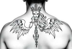 pleasure goddess for arm tattoo idea