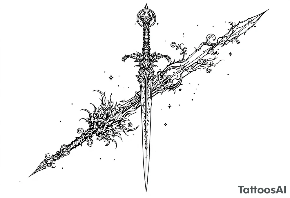 Hecate sword tattoo idea