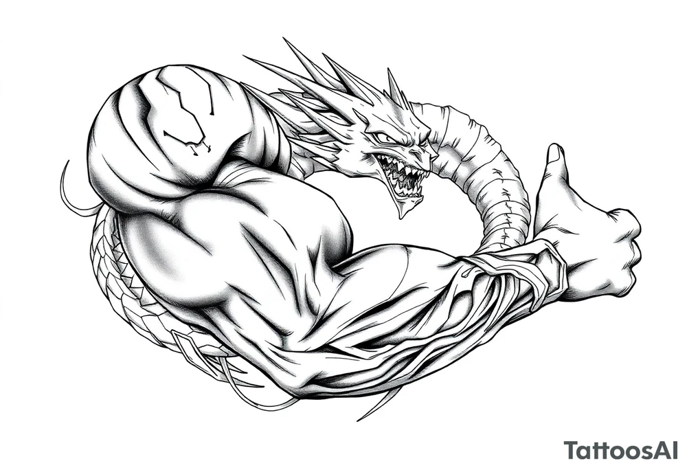 Dragón Ball z tattoo idea