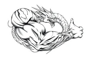 Dragón Ball z tattoo idea