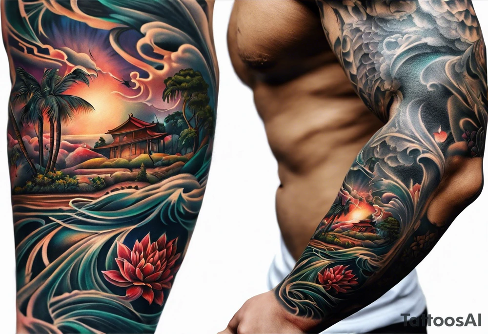 extreme joint pain breaking through skin on arm tattoo idea
