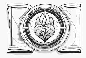 Lung cancer and father tattoo idea
