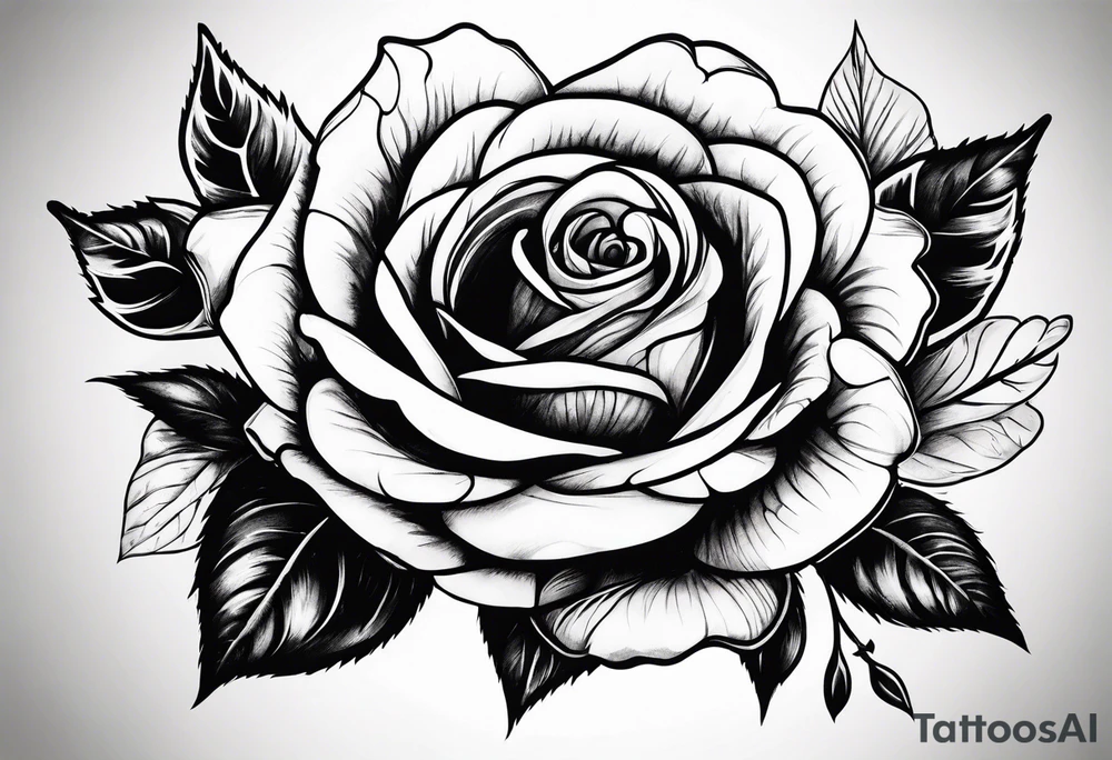 Rose,blood tattoo idea