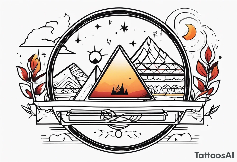 life of three tattoo idea
