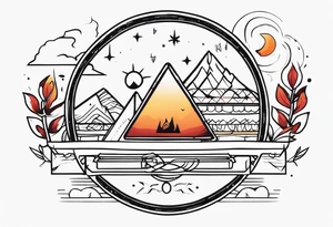 life of three tattoo idea