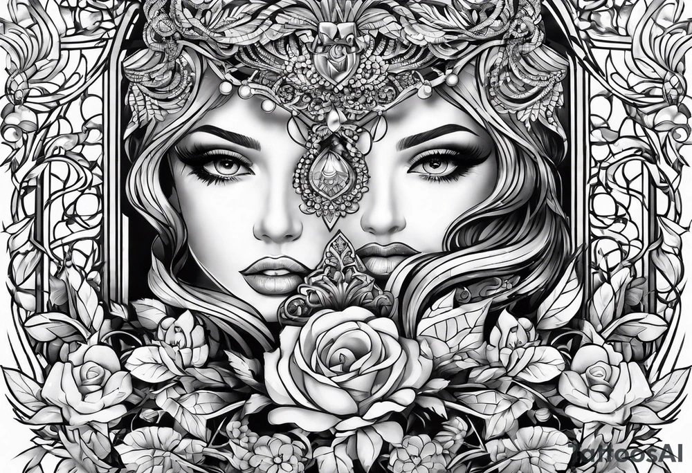 coupe glass tattoo idea