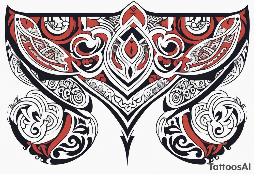 maori neck design tattoo tattoo idea