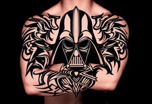 Darth Vader Empire and Sith tribal tattoo. tattoo idea