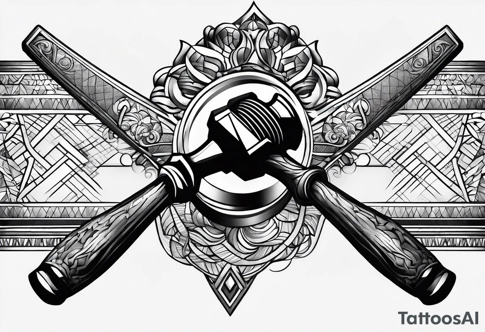 A hammer tattoo idea