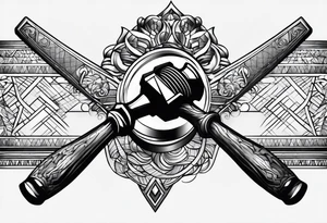 A hammer tattoo idea