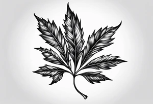 Elm Leaf tattoo idea