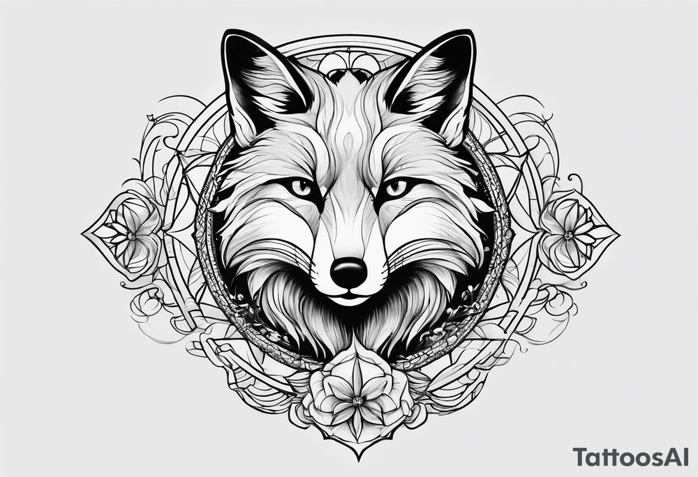 Fox landing tattoo idea
